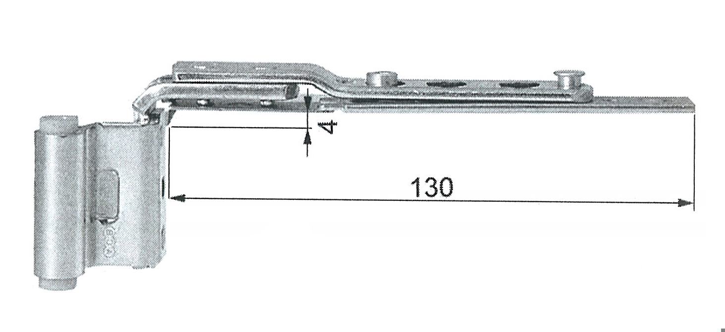 BISAGRA SUPERIOR A510012602 (A12) IZQ.