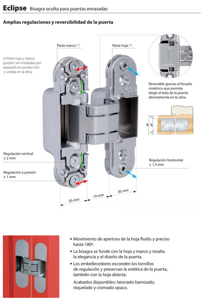 BISAGRA INV. AGB ECLIPSE 3.2 NEGRO 5