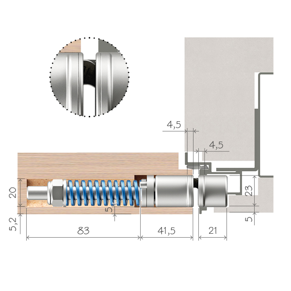 BISAGRA INV.AGB ECLIPSE 3.2HD SELF CR.MA 4
