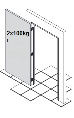 BISAGRA INV. AGB ECLIPSE 5.0 CROMO MATE 4
