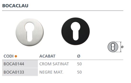 BOCALLAVE SEG. REDONDO NEGR.MA 09004434 2