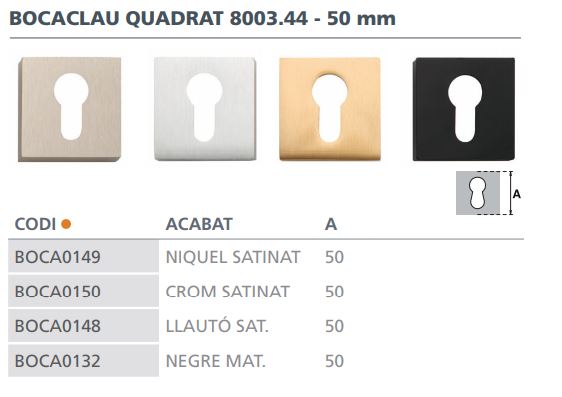 BOCALLAVE SEG. CUADRADO CR.SA 80034408 2