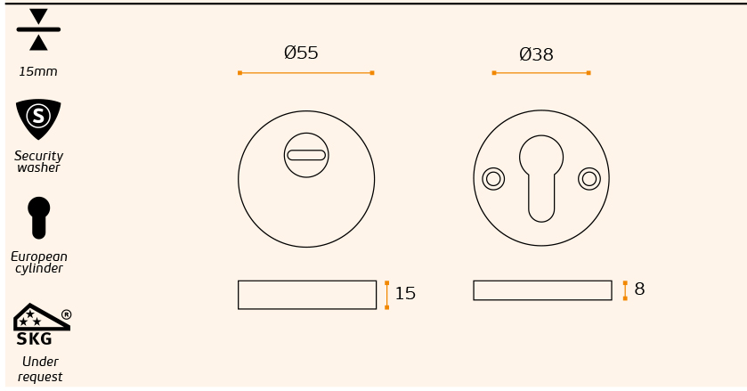 BOCALLAVE SEGURIDAD IN043915 INOX 2