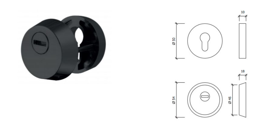 BOCALLAVE SEGURIDAD 8120 NEGRO GLK