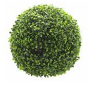 BOLA DECORACION GREEN   38CM ARTIFICIAL
