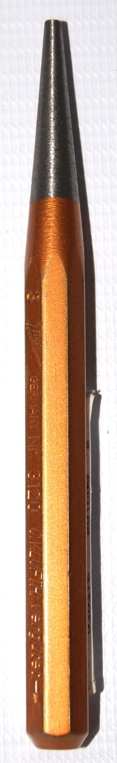 BOTADOR CONICO  RF.3120-120X10X3 SILBER