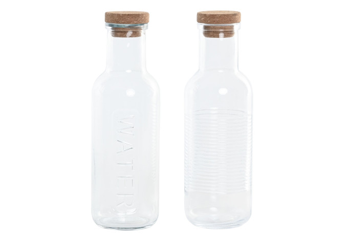 BOTELLA CRISTAL CORCHO 1L SURTIDO