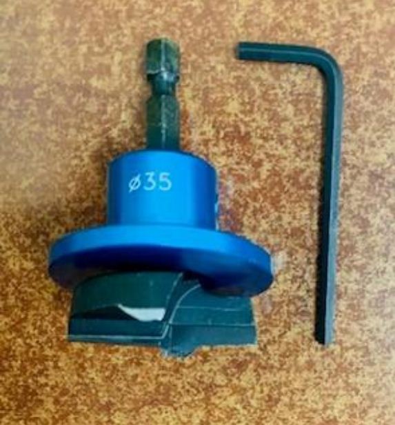 BROCA ESTRELLA 35MM CON TOPE H30-35TP