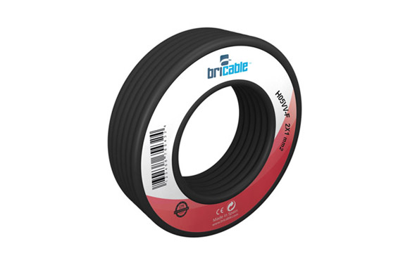 CABLE MANGUERA REDONDA 2 X5MT NEGRO