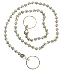 CADENA BOLAS FREGADERO BAÑÚ 4 MM 45 CM