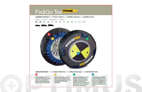 CADENAS TEXTILES PARA LA NIEVE FIX&GOTEX I 8ZFI 1