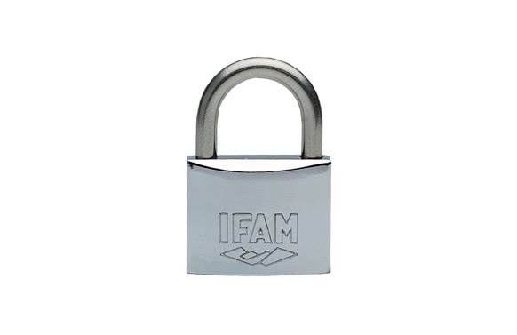 CANDADO INOX ARCO NORMAL I30 MM CROMADO