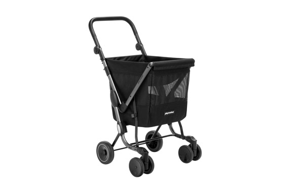 CARRO COMPRA 4 RUEDAS GIR.NEGRO