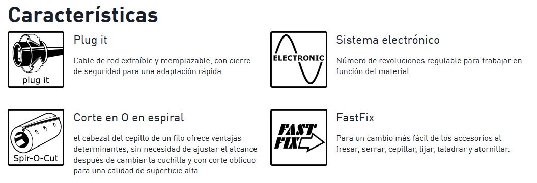 CEPILLO EHL 65 E-PLUS  576247 9