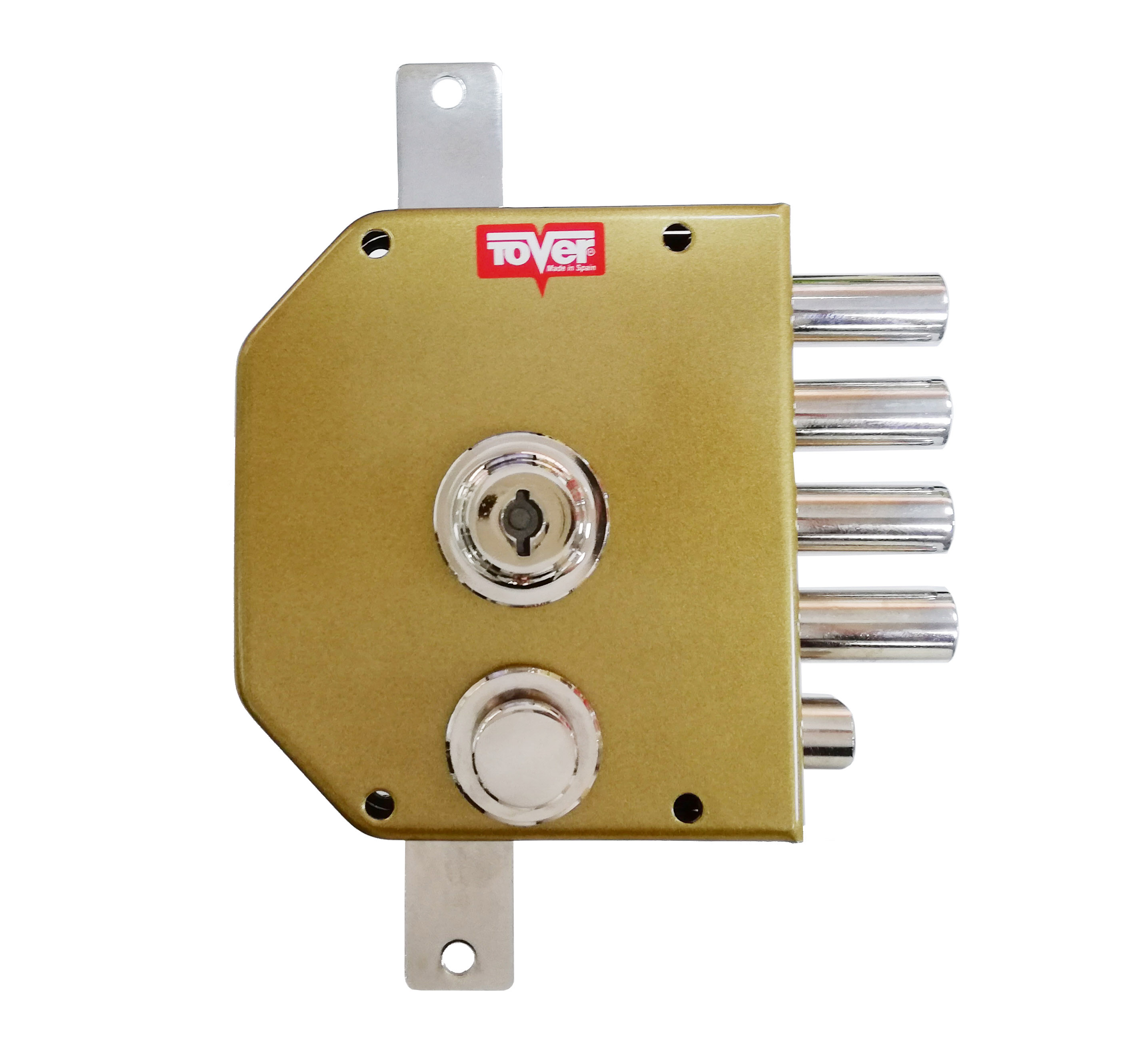 CERRADURA SOBREPONER CON V60/I ESMALTADA