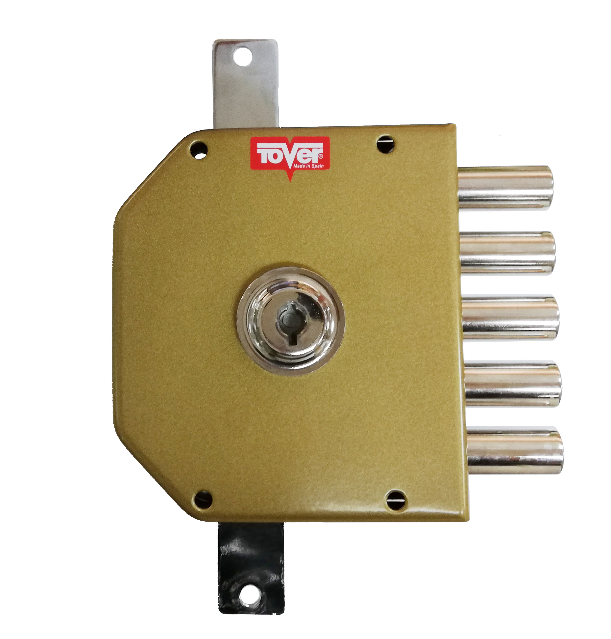 CERRADURA SOBREPONER CON V60/D ESMALTADA