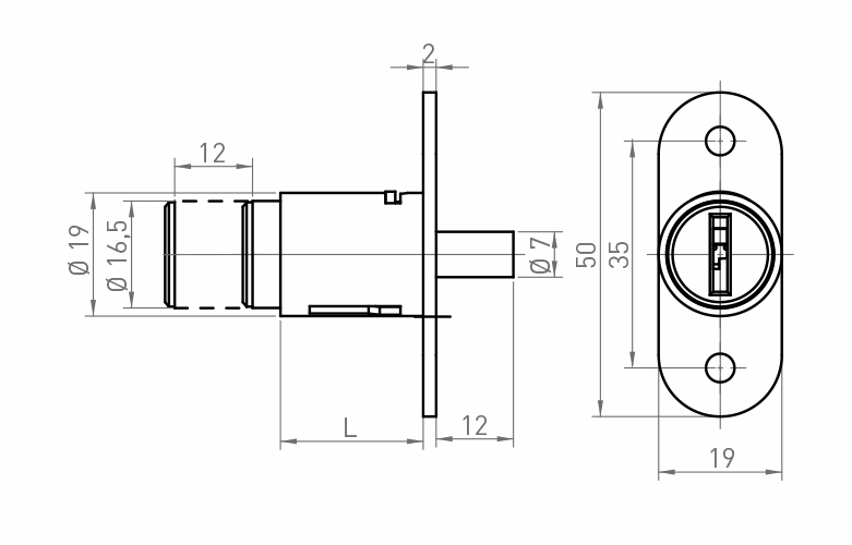 CERRADURA 1004 -L-22 NIQUEL OJMAR 2