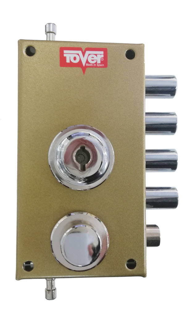 CERRADURA SOBREPONER CON V40/D ESMALTADA