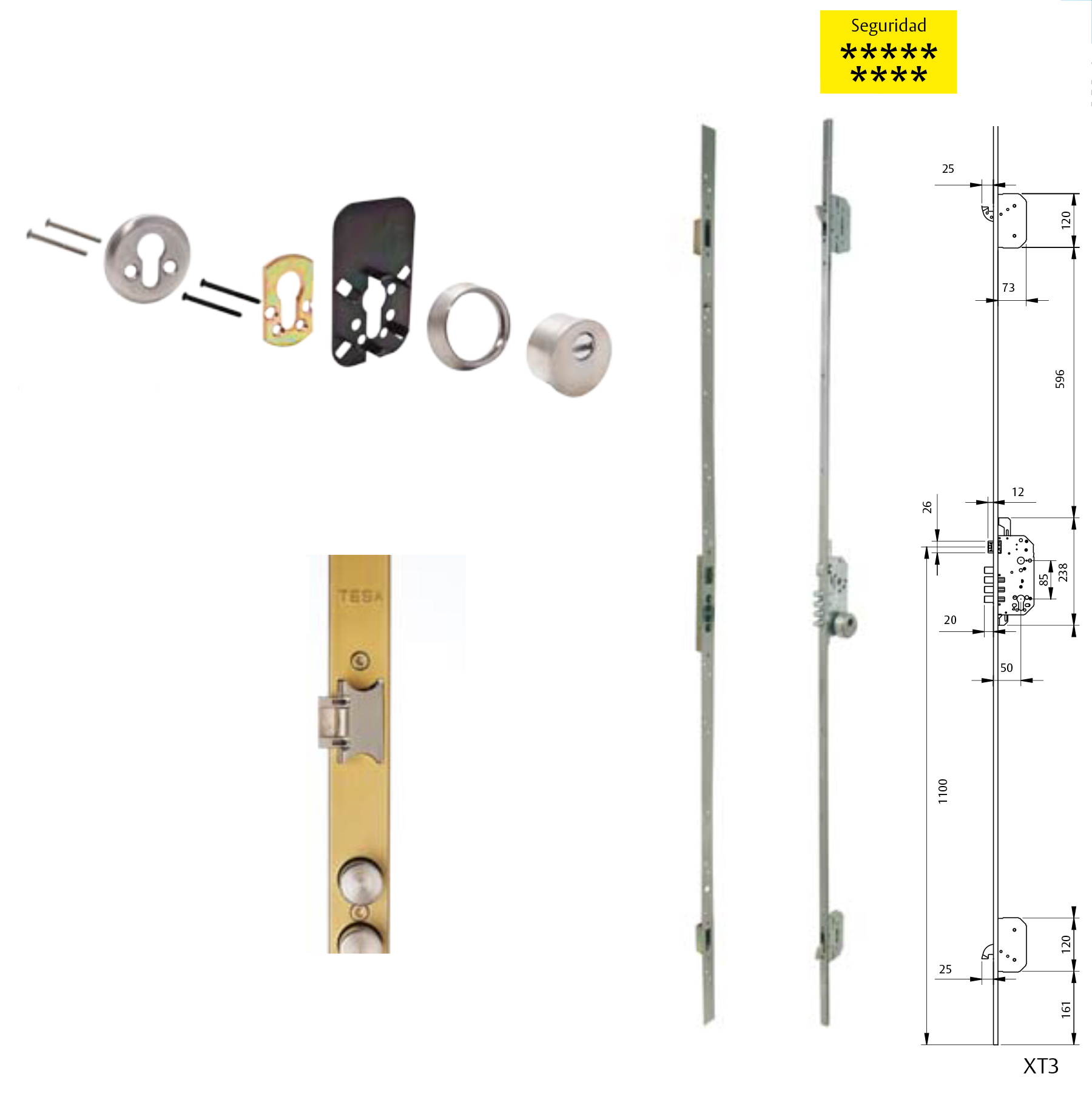 CERRADURA SEG. TESA PREMIUM XT358S75LI