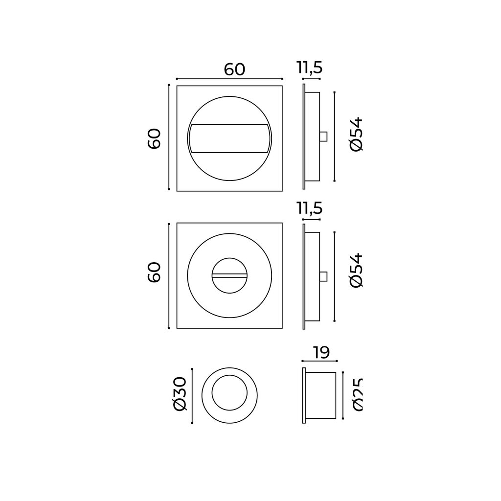 CERRADURA CORR.CUAD.FN20938NS (NIQ.SAT) 4