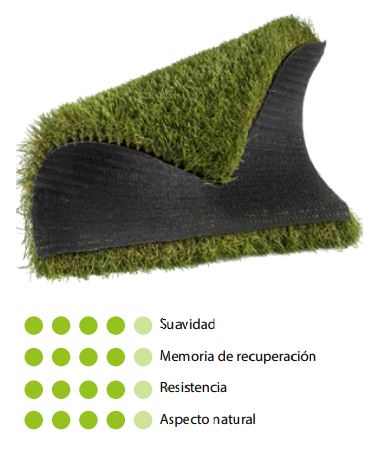 CESPED ARTIFICIAL OXFORD 35MM 2 X 20M.