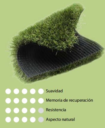 CESPED ARTIFICIAL FARO 45MM 2 X 25M