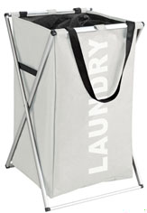 CESTO ROPA PLEGABLE LAUNDRUNO-BEIGE