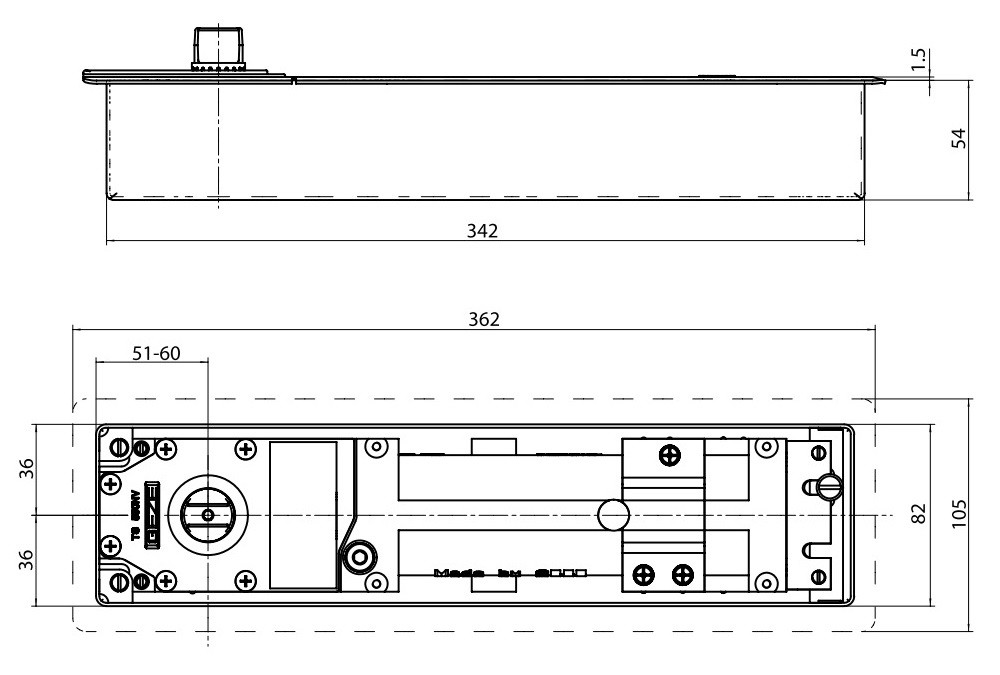 CIERRE SUELO TS 500 NV 1-4 153857 2