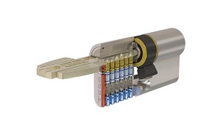 CILINDRO T60 NIQUEL LLAVE 30-30 BOTON