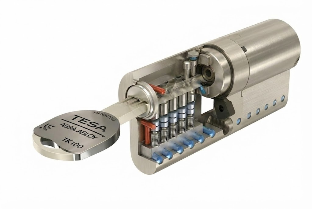 CILINDRO TK100 LEVA LARGA,30-40 NIQUEL,