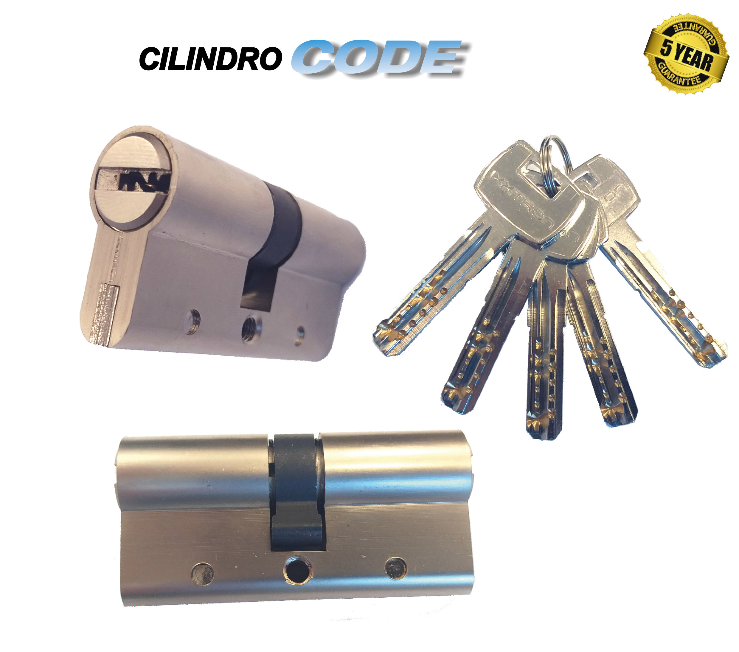 CILINDRO SEG. IXXTRON CODE 30X40 NIQUEL 1