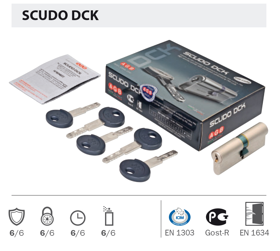 Cilindro embr scudo dck 70mm(35-35)niq.