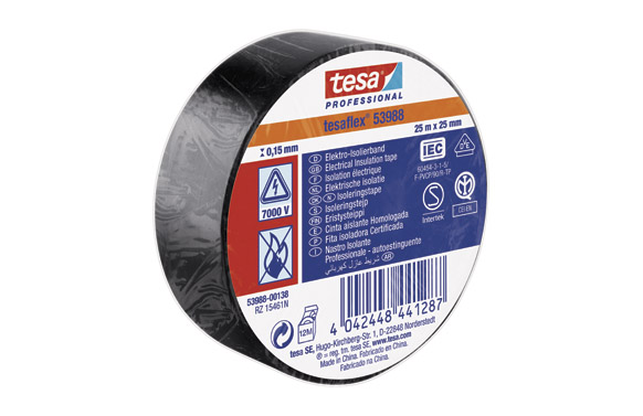 Cinta aislante tesaflex negro
