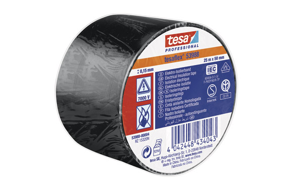 Cinta aislante tesaflex negro