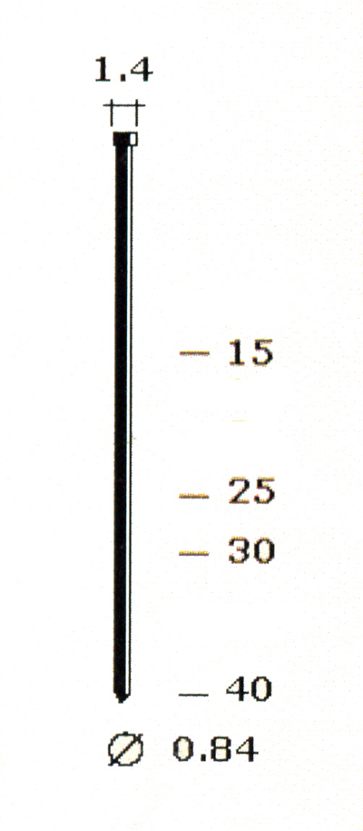 CLAVO 8/25    (MILLAR)