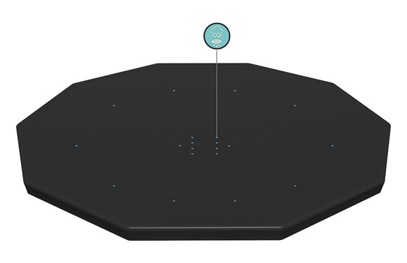 Cobertor de pvc para piscina redonda