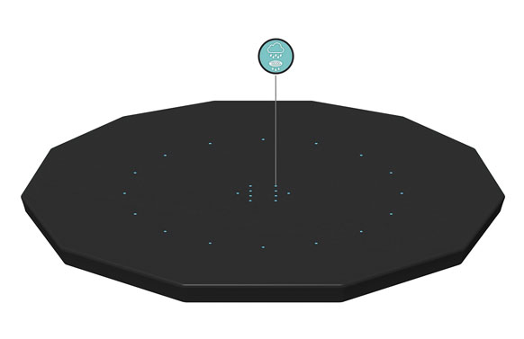 COBERTOR DE PVC PARA PISCIÚ 366 CM