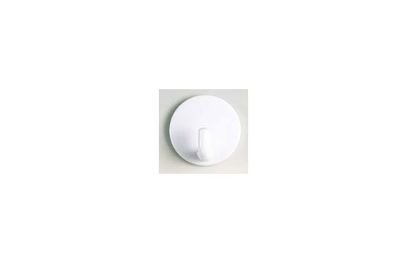 COLGADOR ADHESIVO  BLANCO 2 UNIDADES 2080-2-   000 1