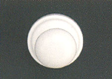 COLGADOR 1 POMO MADERA(BL.1 1461-BLANCO
