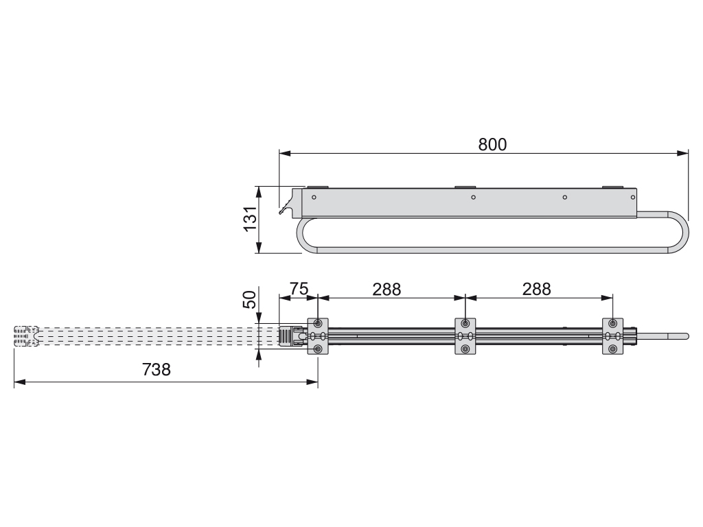 COLGADOR EXTRAIBLE 800        (7005725) 2