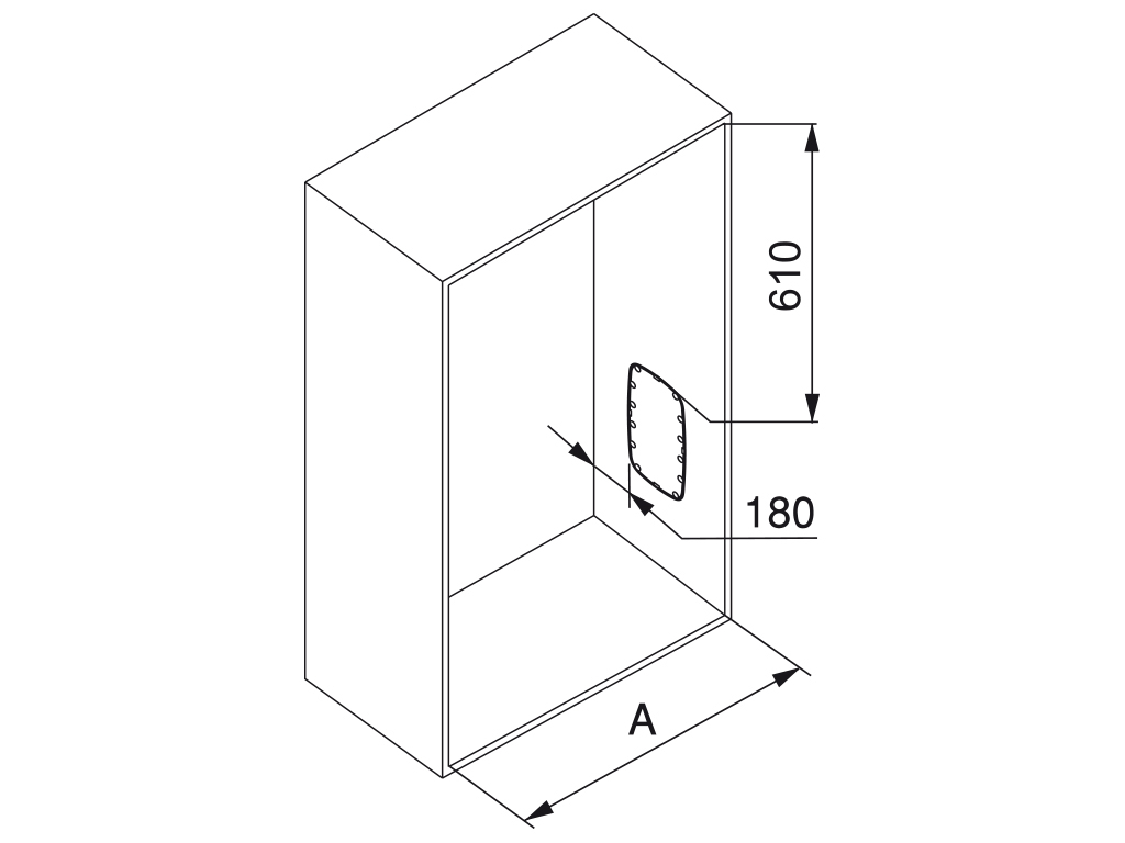 COLGADOR ABATIBLE SLING 600-830  CROMADO 4