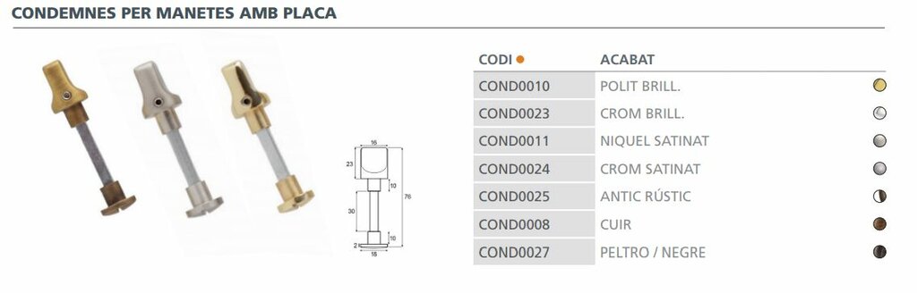 CONDENA C/DESBLOQ. PELTRO   05300030 3