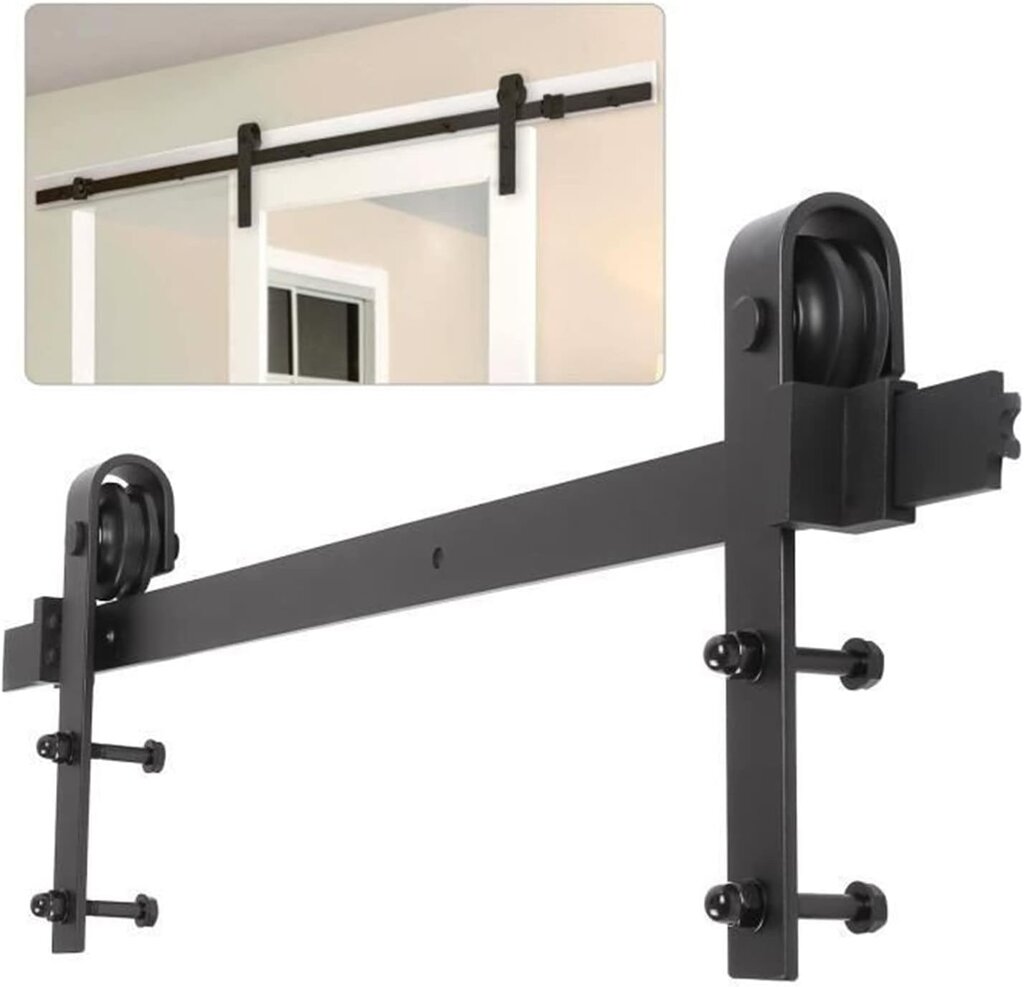 CORREDERA RUSTICA R80/3000  NEGRA 2