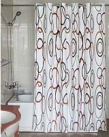 CORTINA TEXTIL OVALE 180 X 200 TERRACOTA