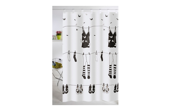 CORTINA BAÑO PEVA SIROCO  180 X 200 CM