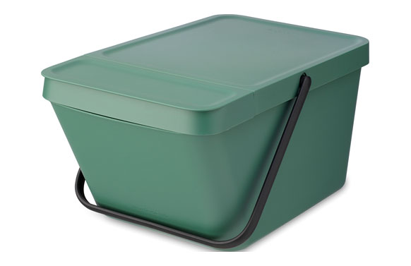 CUBO RECICLAJE SORT & GO APILABLE VERDE ABETO 20 L 277740 1
