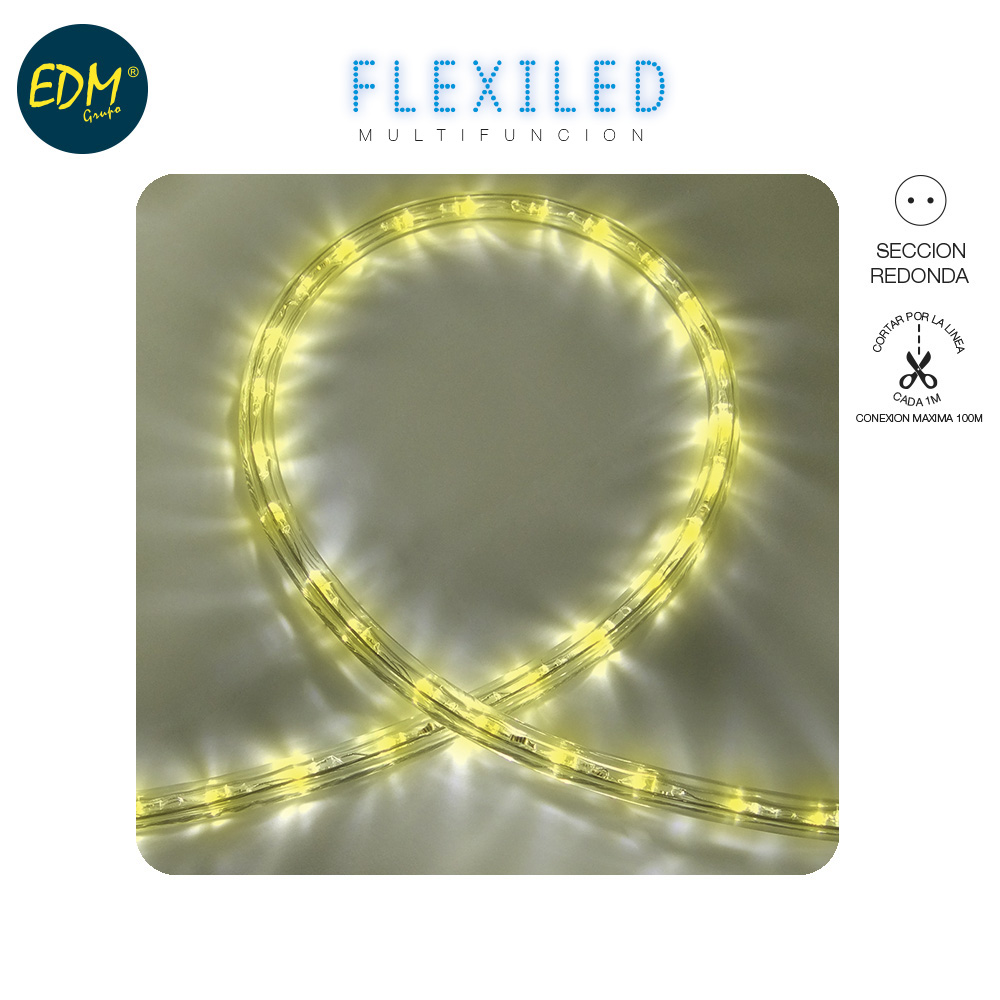 MANGUERA LED MULTI.2VIAS 36LED/M AMARILL