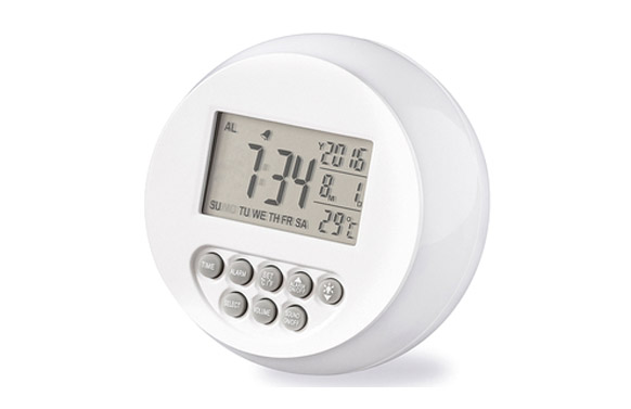 RELOJ DESPERTADOR LCD SUNRISE SONIDOS 26411 1