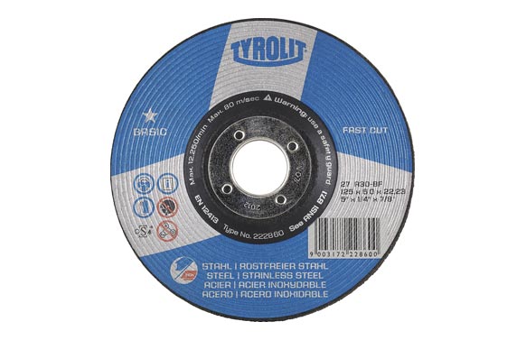 DISCO DESBASTE ACERO/INOX 115 X 6 X 22