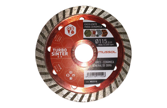 DISCO DIAMANTE STANDARD TU115 MM SINTER